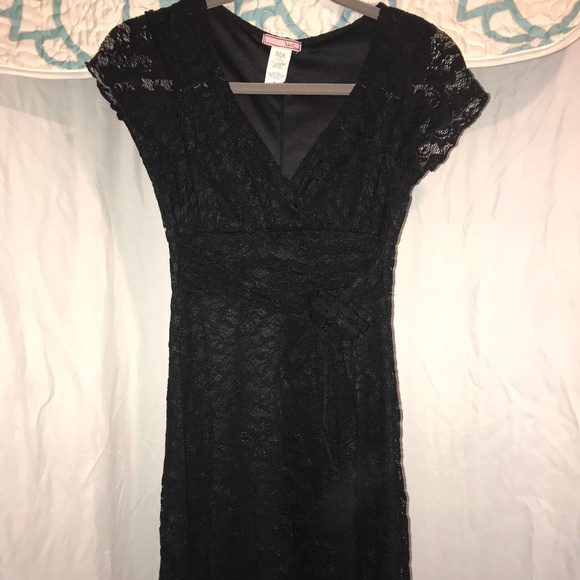 Women's Black Lace dress Size Medium - Picture 2 of 6